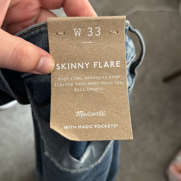 Madewell Skinny Flare Jeans - Picture 6 of 6